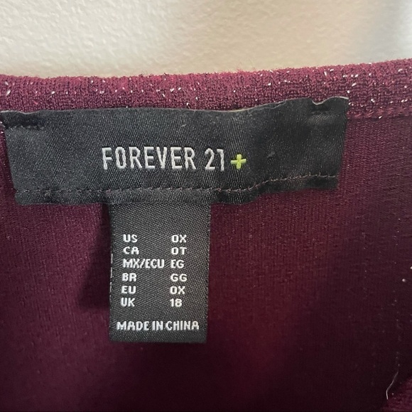 FOREVER 21 SHIMMER BODYSUIT - Picture 4 of 5